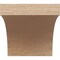 Ekena Millwork 6in. W x 6in. H x 28in. L Huntington Woodgrain TimberThane Rafter Tail, Primed Tan RFTUR06X06X28HUNRCPR - alternate 3